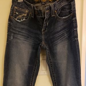 Dark wash boot cut jeans, Maurices